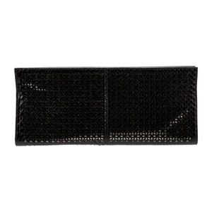 Alaia Laser Cut Leather Clutch w/ dustbag